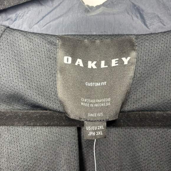 Oakley Jacket Mens XXL Legacy Ellipse Zip Up Performance Outerwear Swooshy NEW - Picture 2 of 6